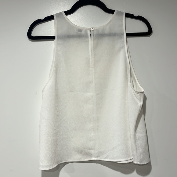 **TWO FOR $30** Wilfred sleeveless a-line white blouse - Picture 2 of 4